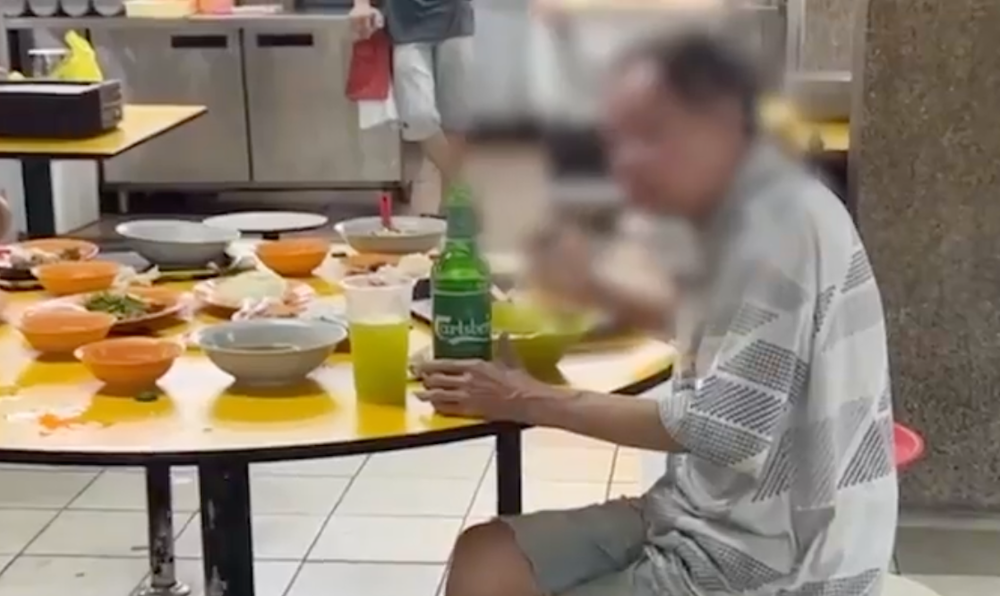 Several men spotted eating diners' leftovers at People's Park Food ...